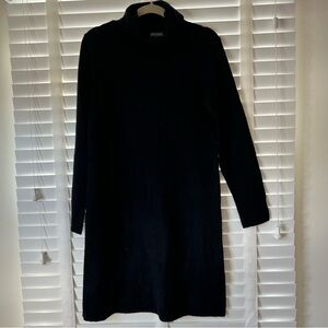 Vince Camuto Sweater Dress Black Knit Medium
